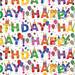 Birthday Characters Gift Wrap Paper - B417