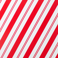Cane Candy Stripe Gift Wrap Paper