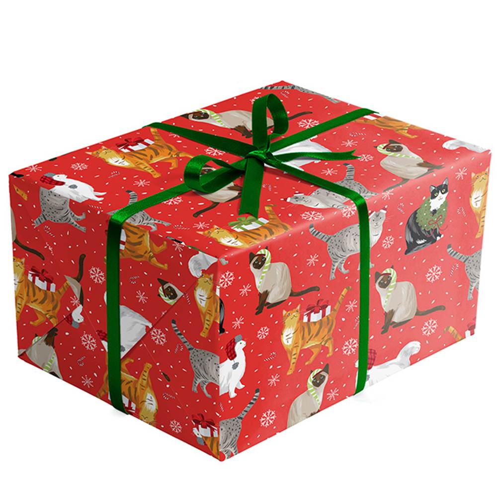 Christmas Cats Gift Wrap Paper Christmas Gift Wrap The Packaging Source