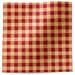 Gingham Tissue Paper - Red/Kraft