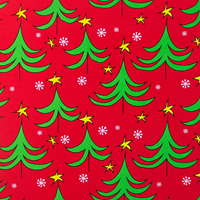 Grinchy Trees Gift Wrap Paper