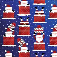 Here Comes Santa Gift Wrap Paper
