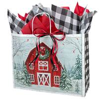 Holiday Farmhouse Paper Shopping Bags (Vogue - Mini Pack) 