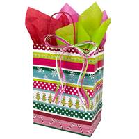Jolly Stripe Paper Shopping Bags (Cub - Mini Pack) 