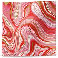 Marbleized Red Tissue Paper
