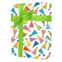 Party Hats Gift Wrap Wholesale Gift Wrap Paper, Celebration Gift Wrap Paper, Kids Gift Wrap Paper, Birthday Gift Wrap Paper