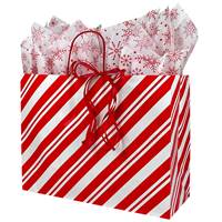 Peppermint Stripe Shopping Bag (Vogue - Mini Pack) 