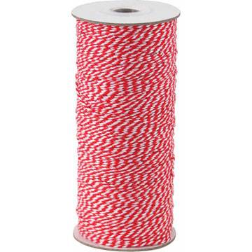 Premium Bakers Twine - Red/White