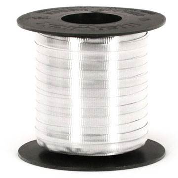 Silver Metallic Curling Ribbon - 3/16" x 250yds