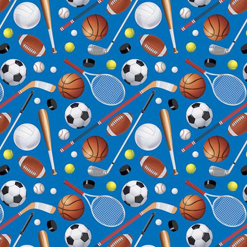 Sports Gift Wrap Paper