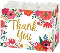 Thank You Flowers Gift Basket Boxes