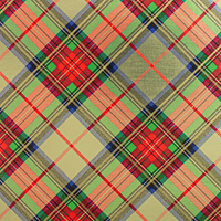 Traditional Gold Plaid Gift Wrap Paper Sullivan Gift Wrap Paper