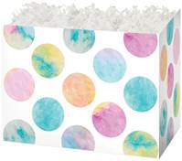 Watercolor Dots Gift Basket Boxes