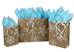 White Snowflakes on Kraft Shopping Bags (Cub - Mini Pack) - 1301-C-MP