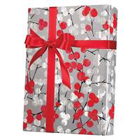 Winter Branches Gift Wrap Paper Wholesale Gift Wrap Paper, Christmas Gift Wrap Paper