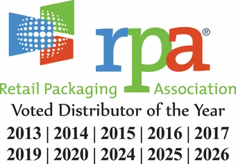 Retail Packaging Association - Voted Distributor of the Year 2013-2026