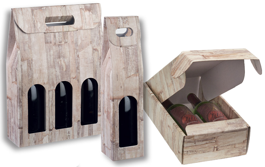 Barn Wood Wine Packaging
