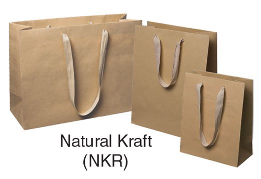 Natural Kraft Manhattan Shopping Bags