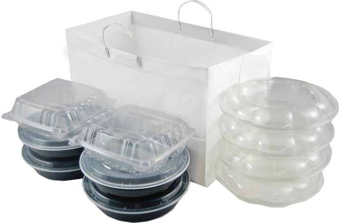 Plastic Catering and To-go Bags
