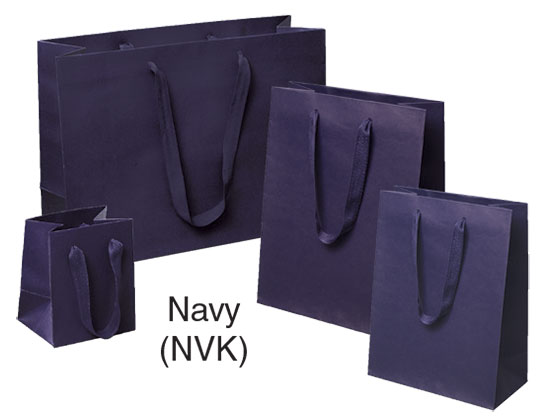 Navy Manhattan Shopping Bag