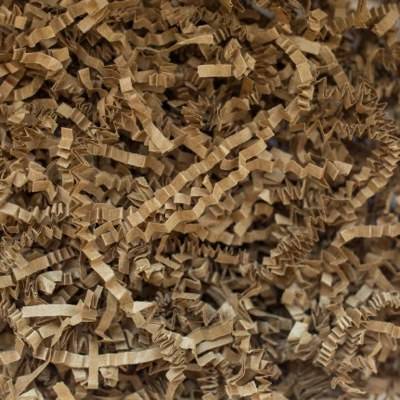 Kraft crinkle cut paper shred