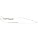 16" silver metallic stretch cord loop with pre-tied bow for gift bags and boxes