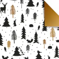 Albin Gift Wrap Paper — festive Albin holiday wrapping paper design