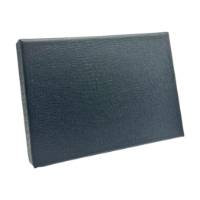 Alligator Embossed pop-up gift card box 4 5/8" x 3 3/8" x 5/8" — pops open to display a gift card, dark green alligator-embossed texture