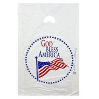 American Flag Hi Density Merchandise Bags 