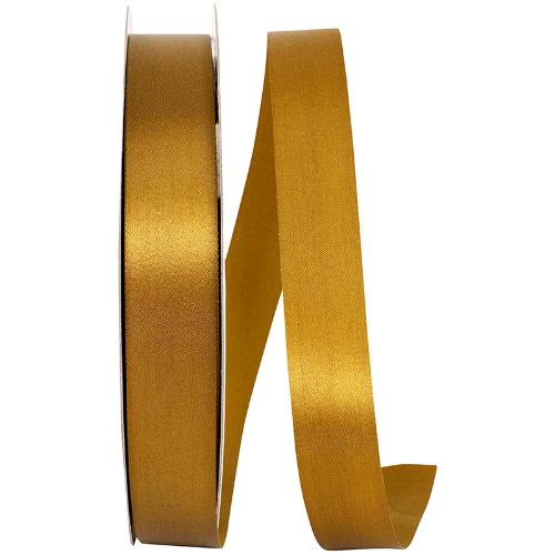 Antique Gold Dyna Satin Ribbon 7/8" x 100yd | Wholesale