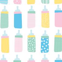 Baby Bottle Mix Gift Wrap Paper