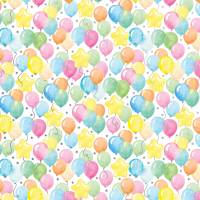 Balloon Bonanza Gift Wrap Paper — colorful balloon bonanza birthday party wrapping paper