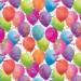 Balloon White Gift Wrap Paper — fun balloon white birthday gift wrapping paper