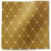 Beautiful Bows gold printed tissue paper with a white bow lattice pattern on a metallic gold background