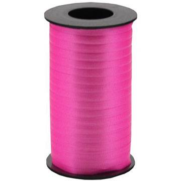 Beauty curling ribbon on a cylindrical spool — flat polypropylene, 3/8" width, 250 yards