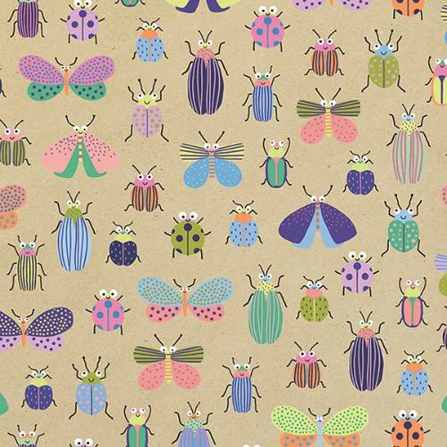 Beetle Gift Wrap Paper (New) — versatile beetle (new) all-occasion gift wrap