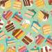 Birthday Cake Gift Wrap Paper — colorful birthday cake birthday party wrapping paper