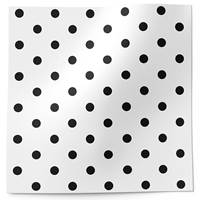 Black Dots on White Tissue Paper