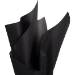 Black Economy Tissue Paper — Solid black tissue paper, lightweight economy tissue