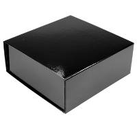 Black Gloss Magnetic Boxes wholesale magnetic boxes, magnetic gift boxes wholesale, black gloss magnetic box, bulk magnetic boxes, magnetic boxes for retail stores