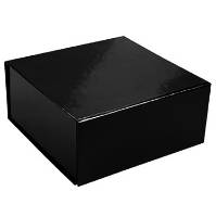 Black Gloss Magnetic Boxes wholesale magnetic boxes, magnetic jewelry boxes wholesale, black gloss magnetic box, bulk magnetic boxes, magnetic boxes for retail stores