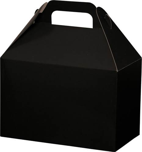 Pack Of 6, Black Mini Gable Boxes 4 x 2-1/2 x 2-1/2