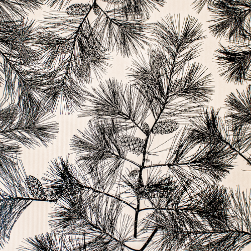Black Pines Gift Wrap Paper — festive Black Pines holiday wrapping paper design
