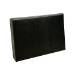 Black Ribbed pop-up gift card box 4 5/8" x 3 3/8" x 5/8" — pops open to display a gift card, black ribbed-texture finish