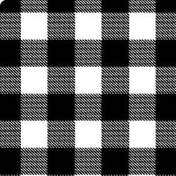 Black & White Plaid Tissue Paper