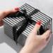 Black White Stripe Gift Wrap Paper - B449