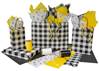 Black and White Plaid Paper Shopping Bags (Pup)