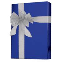 Blue Metallic Gift Wrap Wholesale Gift Wrap Paper, Christmas Gift Wrap Paper