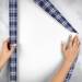 Blue Plaid Gift Wrap Paper - B484