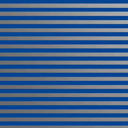 Blue Silver Stripe Gift Wrap Paper — blue and gold blue silver stripe Hanukkah gift wrap